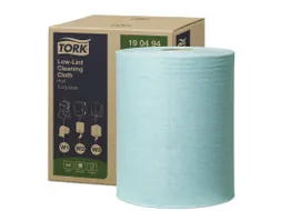 Tork 190494 Low-Lint Combirol Reinigingsdoek W1 1-laags Turquoise