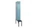 locker met bank,voor scheiding van kleding,HxBxD 2120x300x815mm,1vak