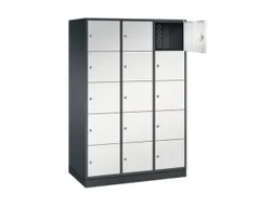 grootvolume-lockersysteem,RAL 7021/RAL 7035,HxBxD 1950x1220x600mm