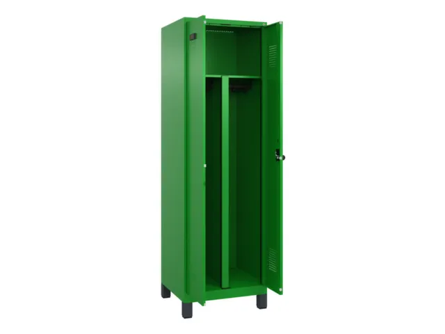 PBM-locker,HxBxD 1950x600x500mm,2vak,vak B 300mm,draaigrendel