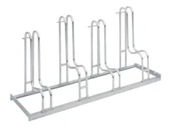 Fietsenrek L 1400mm 4plaatsen Enkelzijdig Te Schroeven Verzinkt