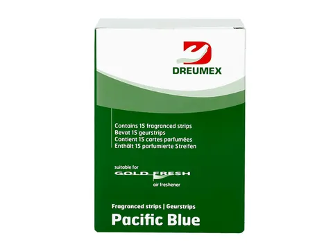 Luchtverfrisser Dreumex Gold Fresh Pacific Blue 15 strips