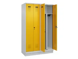 PBM-locker,HxBxD 1950x1200x500mm,4vak,vak B 300mm,draaigrendel