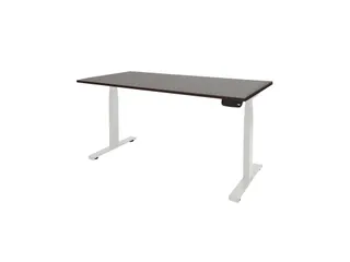 Dextro Plus Zit-sta Bureau Elektrisch 180x80 Logan Eiken 25mm Wit - 1