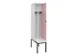 locker met bank,voor scheiding van kleding,HxBxD 2120x400x815mm,1vak