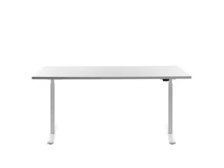 Elektrisch ihv bureau,HxBxD 700-1200x1600x800mm,blad wit,T-voet wit - 1