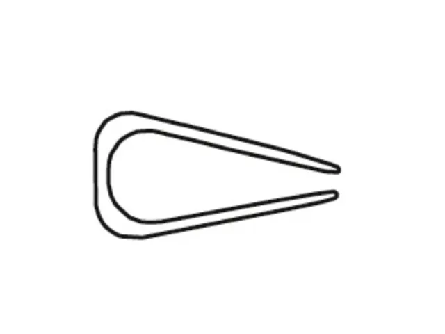 25 Serodo bindruggen 3mm zwart