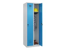 locker,HxBxD 1850x600x500mm,2vak,vak B 300mm,draaigrendel