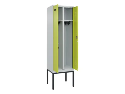 locker voor scheiding van kleding,HxBxD 2120x600x500mm,2vak