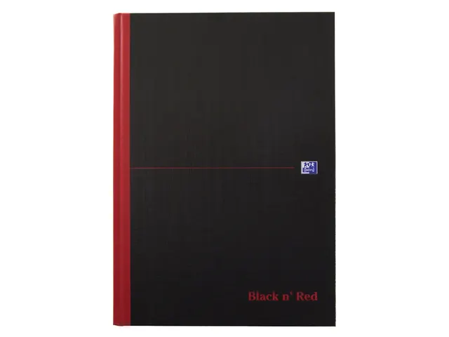 Cahier Oxford Black n’ Red A4 96 feuilles ligné assorti