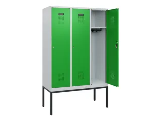 schoollocker,HxBxD 1950x1200x500mm,3vak,vak B 400mm,cil.-slot - 1