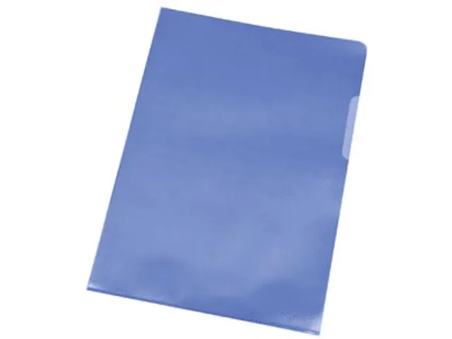 L-map Blauw A4 120 Micron Pak 100 stuks