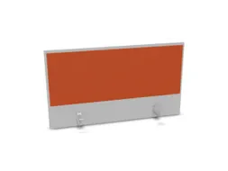 opzetpaneel bureau aanbouw achter MP-lichtgrijs BN3012-oranje 1000mm