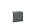 ladekast HxBxD 900x1050x750mm 7laden RAL7035 front RAL7016