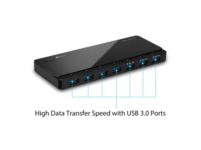 USB 3.0 Hub 7-Poorts Desktop