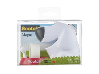 Plakbandhouder Scotch C31 hond + 1rol 19mmx7.5m - 4