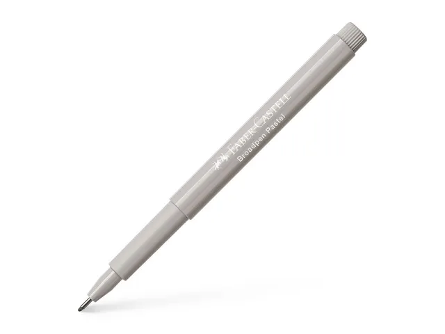 Fineliner Faber-Castell Broadpen Pastel 0.8mm grijs