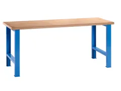 Werkbank Hxbxd 850x1500x800mm Beuken 50mm Afwerking Ral5012