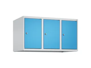 opzetkast,v. locker,3vak.,vak B 300mm,HxBxD 500x900x500mm,cilinderslot - 2