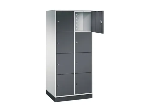 grootvolume-lockersysteem,RAL 7035/RAL 7021,HxBxD 1950x820x600mm