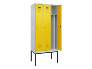 locker voor scheiding van kleding,HxBxD 2120x900x500mm,3vak - 1