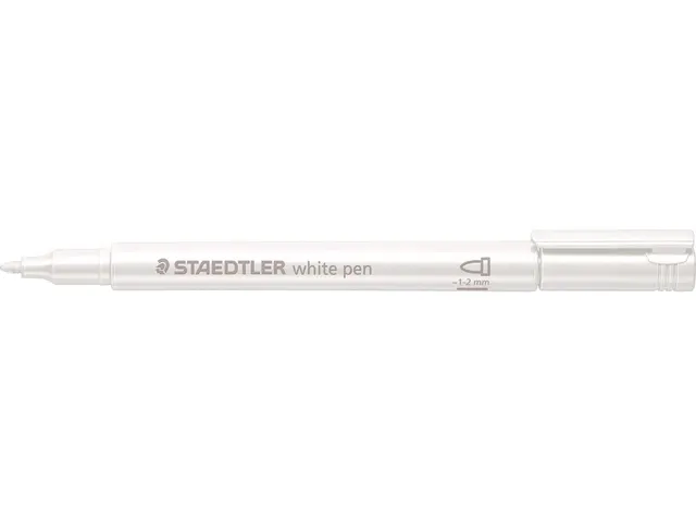 marker Metallic 8323, wit