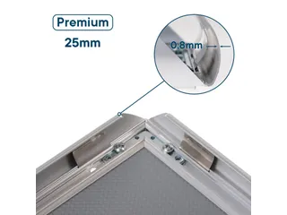 Europel Kliklijst Premium A3 25mm Zilver - 6