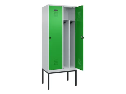 locker voor scheiding van kleding,HxBxD 2120x800x500mm,2vak