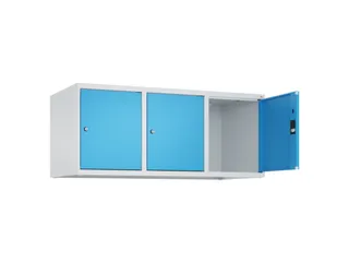 opzetkast,v. locker,3vak.,vak B 400mm,HxBxD 500x1200x500mm,vleugeldeur - 2
