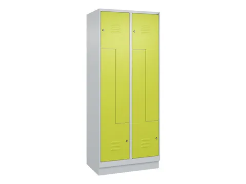 armoire vestiaire Z HxlxP 1950x800x500mm larg. compart. 200/400mm