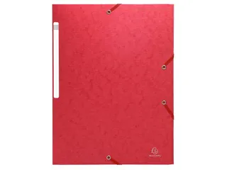 Elastomap A4 glanskarton 3 kleppen monobloc Assorti - 14