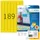 HERMA 4243 Gekleurde etiketten A4 25,4x10mm Geel 3780 stuks