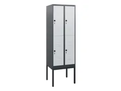 dubbeldekse locker,HxBxD 1950x600x500mm,2x2vak.,vak B 300mm