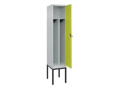 locker voor scheiding van kleding,HxBxD 2120x400x500mm,1vak