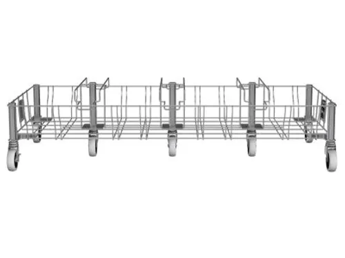 OUTLET Slim Jim vierdubbele RVS dolly, Rubbermaid