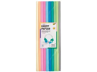 Crêpepapier Folia 50x200cm 10 rollen mixkleuren - 4