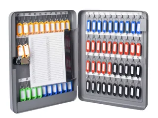 Sleutelkast metaal Pavo basic met cijferslot 75 haken 37x28x6cm grijs - 1