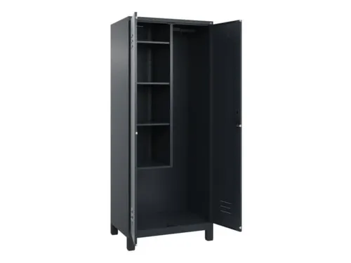 schoonmaakkast,HxBxD 1950x800x500mm,links 4vakken
