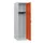schoollocker,HxBxD 1530x400x500mm,1vak,vak B 400mm,draaigrendel
