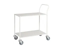Tafelwagen,Draagverm. 150Kg,2Etage(S),Etage(S) Melaminecoating,Wit,Wit