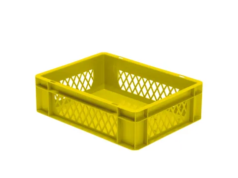 Euronorm-Stapelbak 10l H X L X B 120x400x300mm Geel