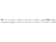 M+R Lineaal In plast. Ingenieur 1:2,5 1:10 1:50 1:5 1:20 1:100