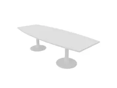 vergadertafel,HxBxD 740x2800x1100mm,vatvormig