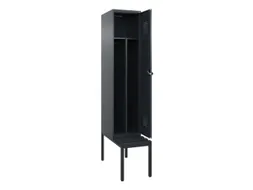locker met bank,voor scheiding van kleding,HxBxD 2120x400x815mm,1vak