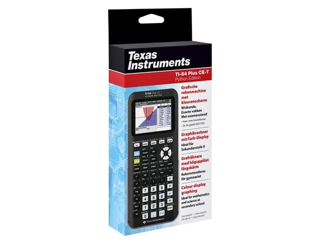 Rekenmachine TI-84 Plus CE-T Python Edition