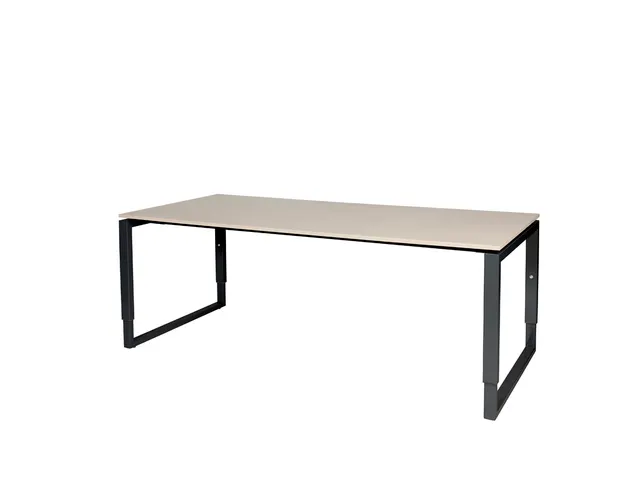 Domino Plus Bureau Hoogte Verstelbaar 2000x900mm Robson Eiken Zwart