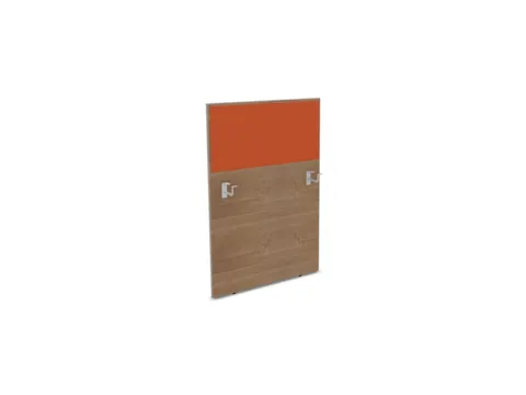 baliepaneel,v. bureau,aanbouw links,B 800mm,NT-cherry,BN3012-oranje