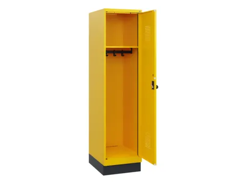 schoollocker,HxBxD 1630x400x500mm,1vak,vak B 400mm,draaigrendel,sokkel