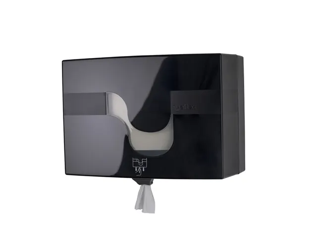 Toiletpapier dispenser Celtex Megamini Easy-Pull zwart