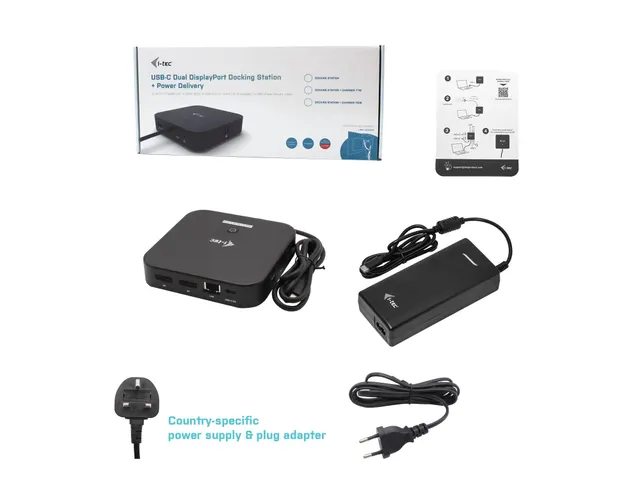 i-tec USB-C Dual Display Docking Station met Power Delivery 100W